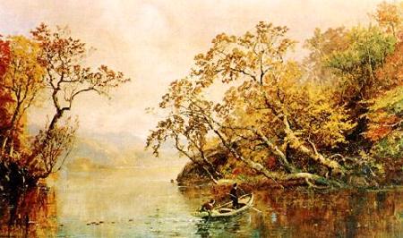 Jasper Cropsey Seclusion oil painting picture